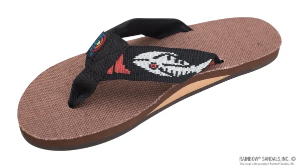 Single Layer Hemp with a 1″ Nylon Fish Pattern Strap