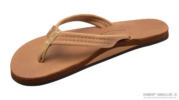 Luxury Leather – Single Layer Arch Support with a  3/4″ Medium Strap